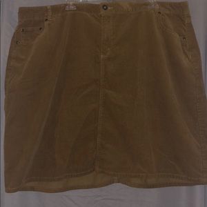 Corduroy skirt